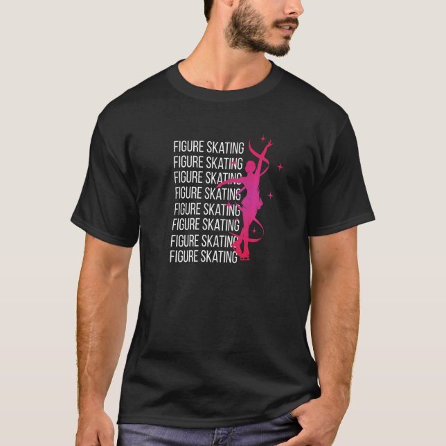 Ice Figure Skating Figure Skater Premium T-Shirt (Front)