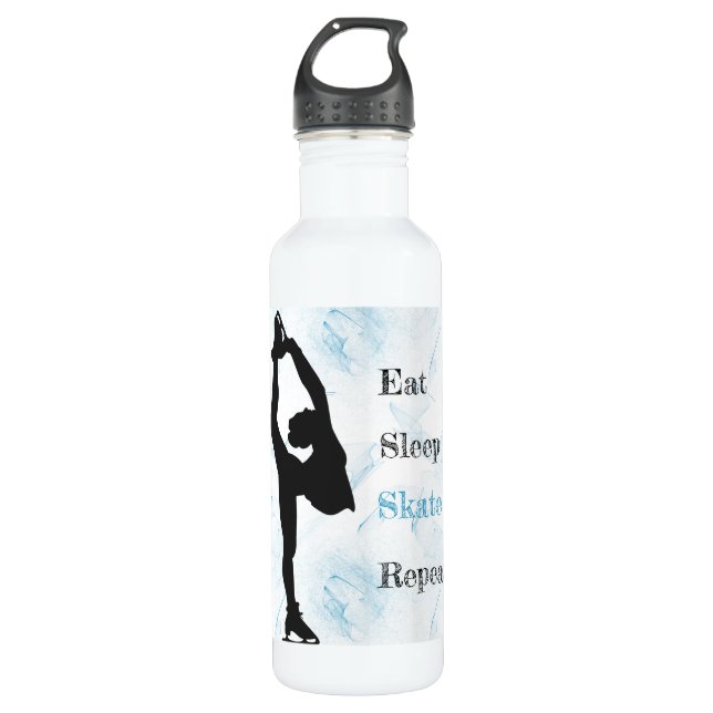 Ice Figure skating water bottle (Front)
