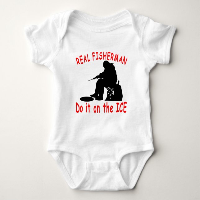 ICE FISHING BABY BODYSUIT (Front)