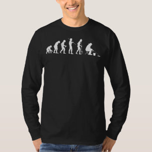 Ice Fishing Evolution Ice Fisher Fishing Rod Carp T-Shirt