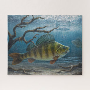 Ice Fishing for Perch Jigsaw Puzzle