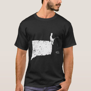Ice Fishing Funny Pole Shirt CT Ice Fishing Humour