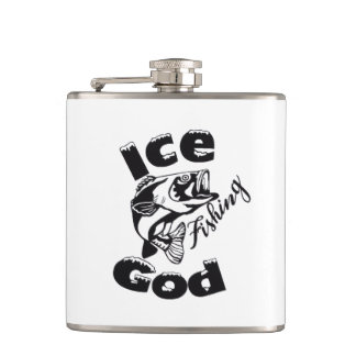Ice Fishing God - Hip Flask