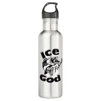 Ice Fishing God - Water Bottle