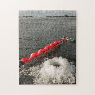 Ice fishing jigsaw puzzle