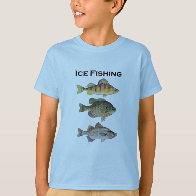 Ice Fishing Panfish T-Shirt (Front)