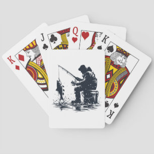 Ice Fishing Playing Cards