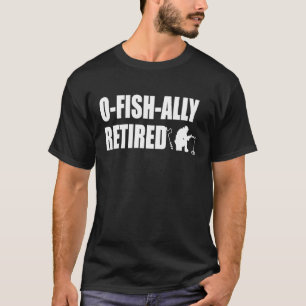 Ice Fishing Retired Frozen Lake Fishing Retirement T-Shirt
