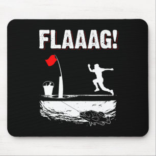 Ice Fishing Tip Up Flag Run For Ice Fishing Flag M Mouse Mat