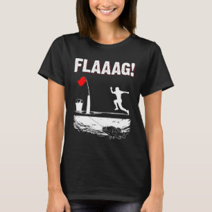 Ice Fishing Tip Up Flag Run For Ice Fishing Flag M T-Shirt