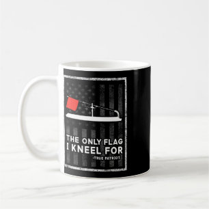 Ice Fishing Tip Up The Only Flag I Kneel For Coffee Mug
