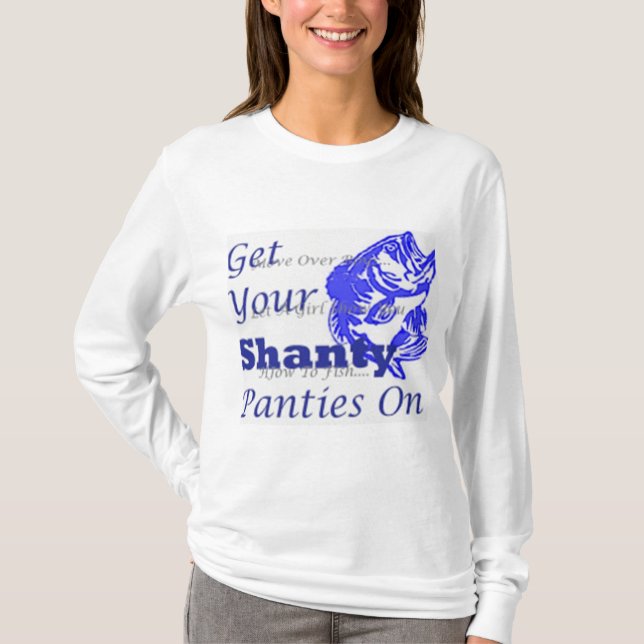 Ice Fishing Womens Long sleeve T-Shirt (Front)
