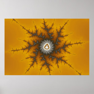 Ice Flake - Fractal Poster