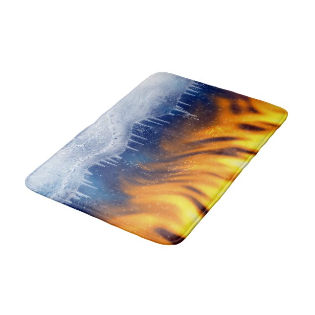 Ice & Flame Bath Mat (Angled)