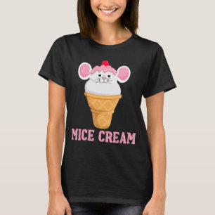 Ice Food Sundae Mouse  Mice Cream Foodie T-Shirt