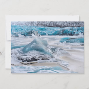 Ice Formations On Glacier Thank You Card