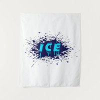 Ice Graffiti Typography Urban Street Art Design