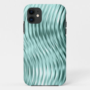 Ice Green Curved Glass Print iPhone 5 Case-Mate 11 Case