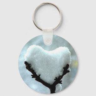 Ice Heart Key Ring