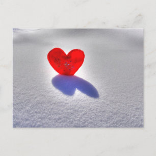 Ice Heart Postcard