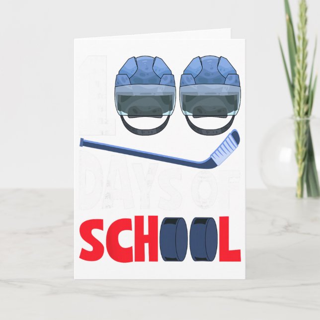 Ice Hockey 12th Birthday Party Goal Team Player Sp Card (Front)