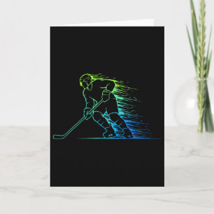 Ice Hockey And Hockey Graphic Men And Boys, Teen B Card
