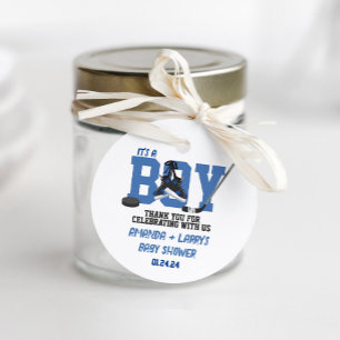 Ice Hockey Baby Shower Favour Tags