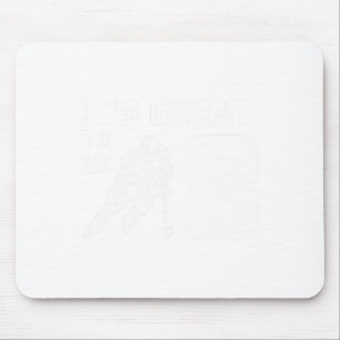 Ice Hockey Birthday 8 Years Old Boys Girls Mouse Mat