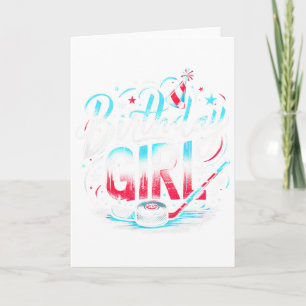 Ice Hockey Birthday Outfit For Girls Happy Birthda Card