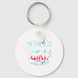 Ice Hockey Birthday Outfit For Girls Happy Birthda Key Ring