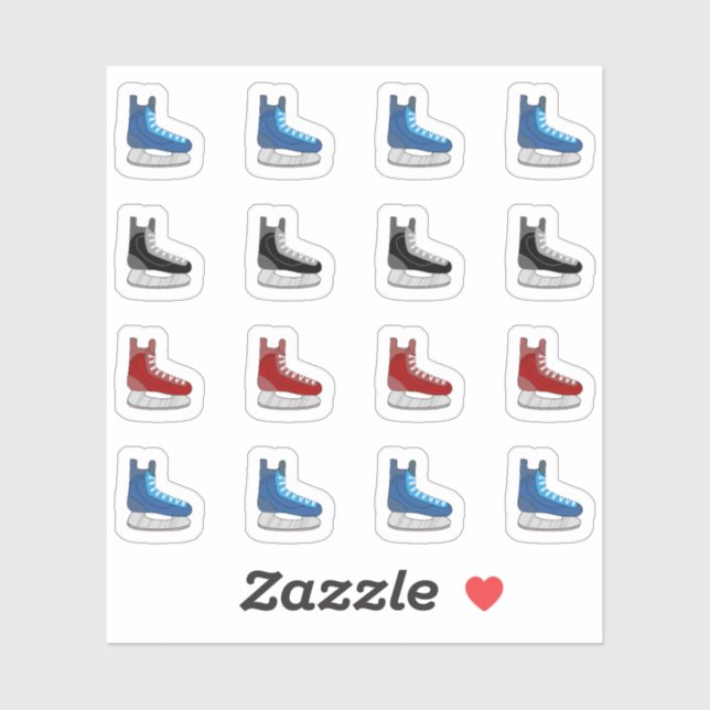 Ice Hockey Boot Game Day Sports Reminder Planner (Sheet)