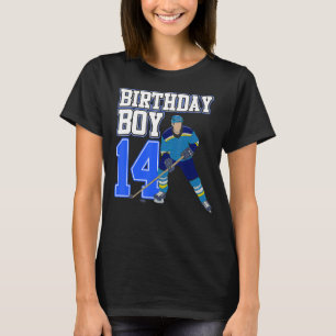 Ice Hockey Boy 14th Birthday Sports Player Coach G T-Shirt