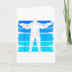 Ice Hockey Boys Number 1 1st Birthday 1 Year Old H Card