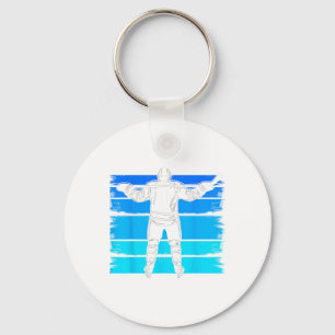 Ice Hockey Boys Number 1 1st Birthday 1 Year Old H Key Ring