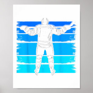 Ice Hockey Boys Number 2 2nd Birthday 2 Year Old H Poster