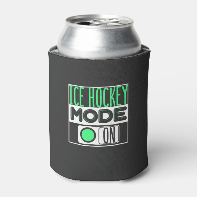 Ice Hockey Can Cooler (Can Front)