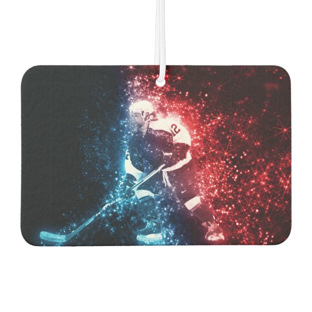 Ice Hockey Car Air Freshner Freshener (Front)