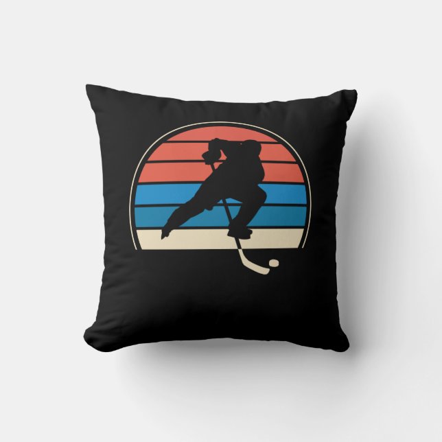 Ice Hockey Centre Defence Player Cushion (Front)