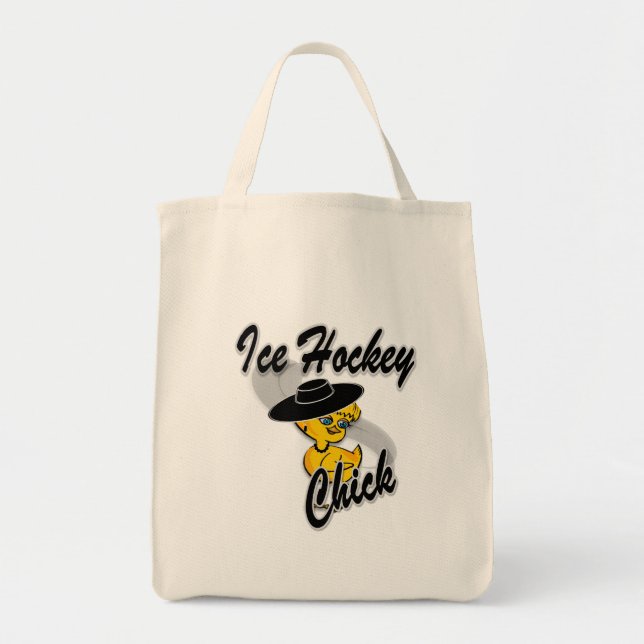 Ice Hockey Chick #4 Tote Bag (Front)