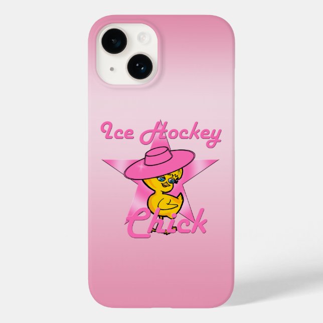 Ice Hockey Chick #8 Case-Mate iPhone Case (Back)