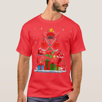 Ice Hockey Christmas Funny Xmas Hockey Christmas T T-Shirt