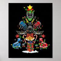 Ice Hockey Christmas Ornament Tree Funny Xmas Gift