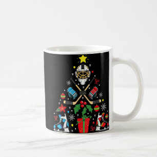 Ice Hockey Christmas Tree Ornaments Fun Xmas Coffee Mug