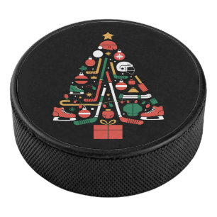 Ice Hockey Christmas Tree Xmas Sports  Puck