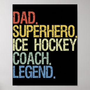 ice hockey coach  poster