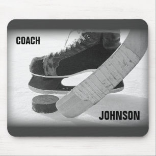 Ice Hockey Coach Thank You Mouse Mat