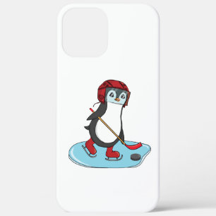Ice Hockey Cute Penguin iPhone 12 Pro Max Case