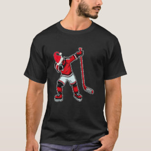 Ice Hockey Dab Apparel Dabbing Player Youth Merry T-Shirt