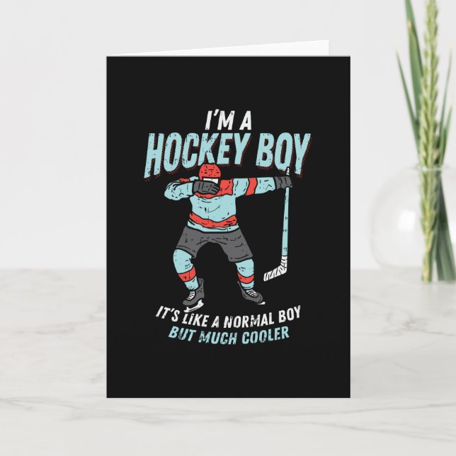 Ice Hockey Dabbing Gift Card (Front)