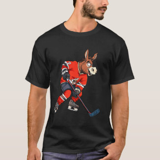 Ice Hockey Donkey T-Shirt